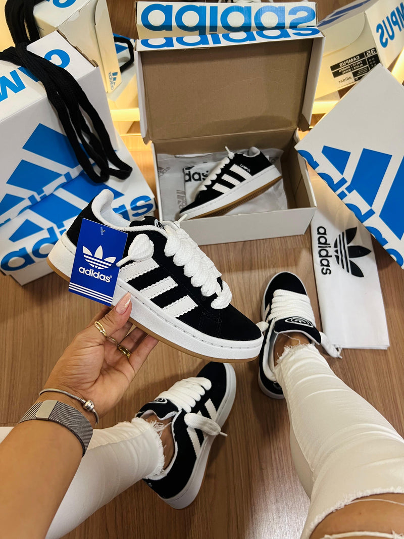 Tênis Adidas Campus - Preto/Branco