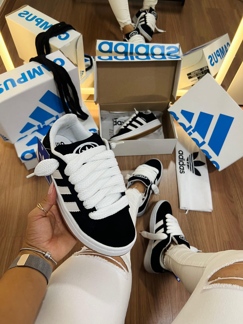 Tênis Adidas Campus - Preto/Branco
