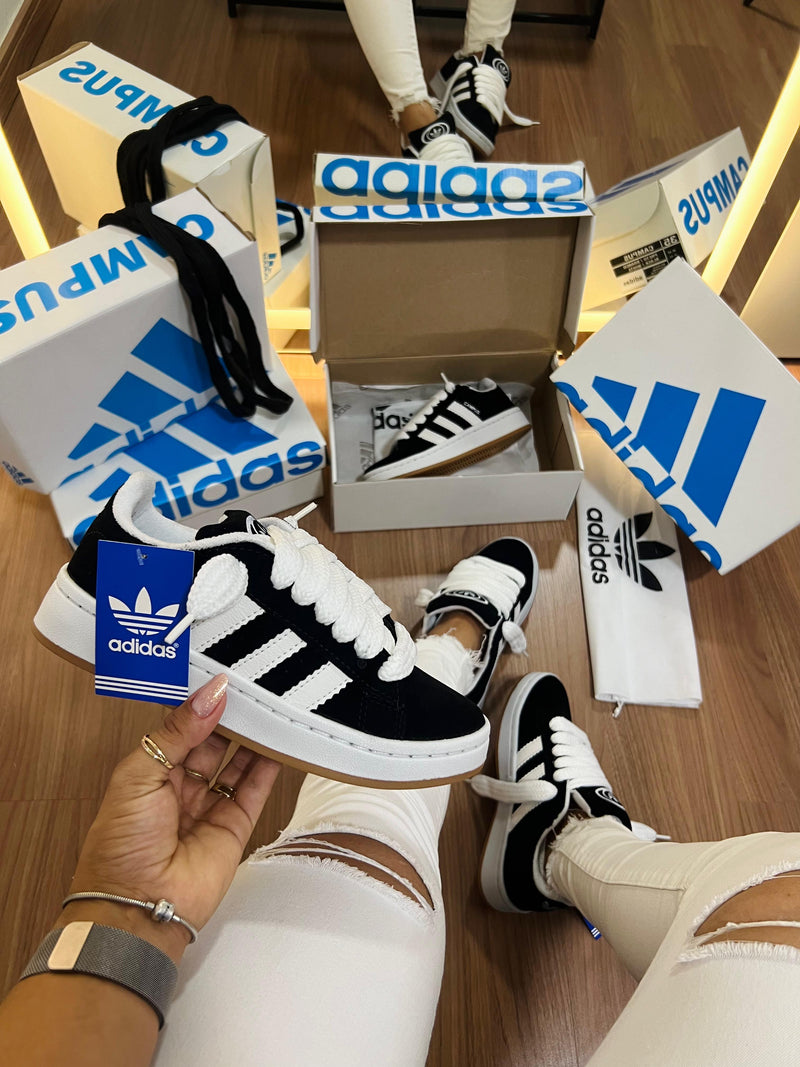 Tênis Adidas Campus - Preto/Branco