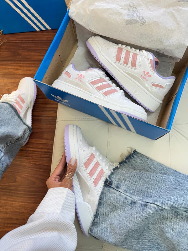 Adidas Forum 84 Low  - Branco/rose