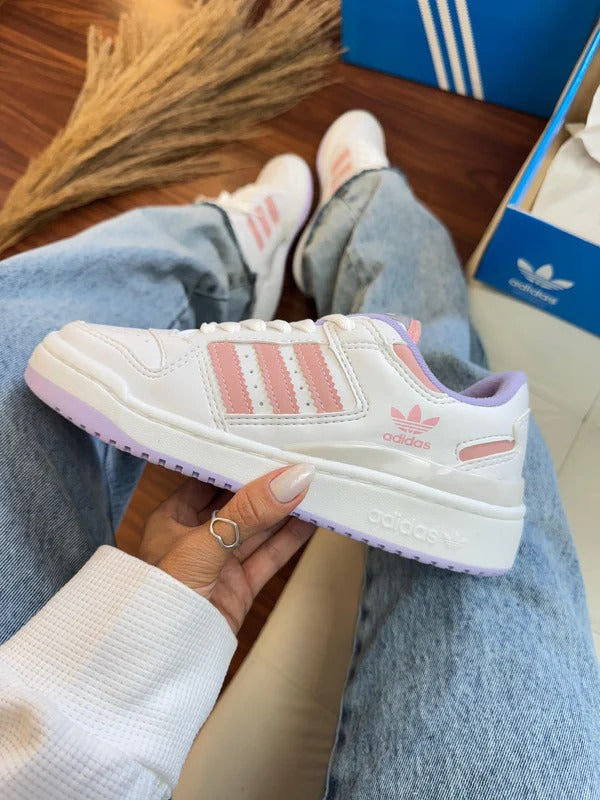 Adidas Forum 84 Low  - Branco/rose