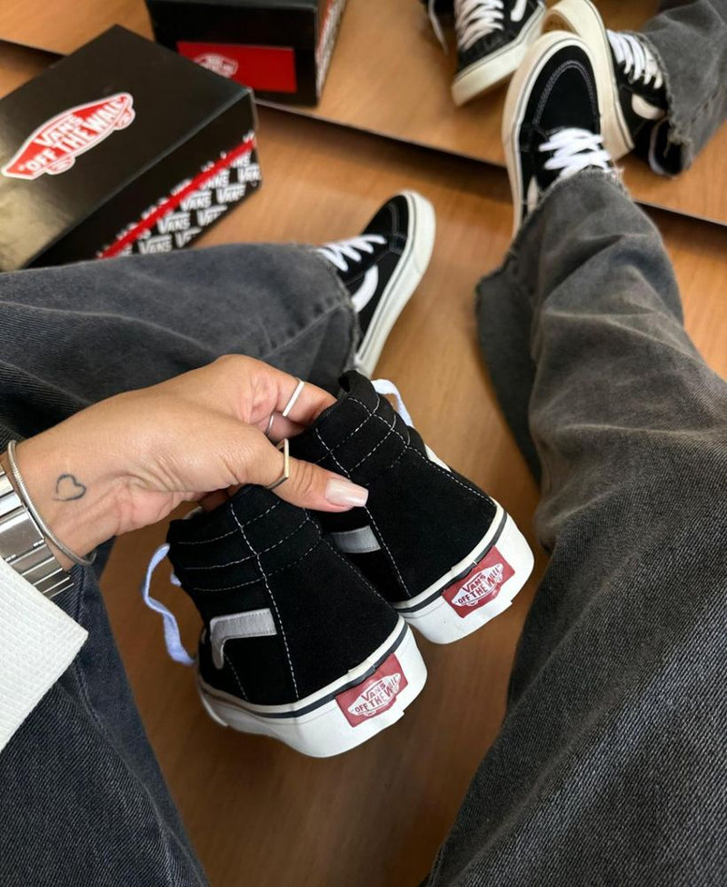 Vans SK8-HI  - preto/branco