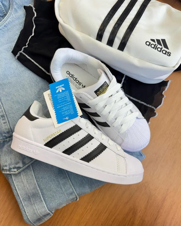 Adidas Superstar - Branco/Preto
