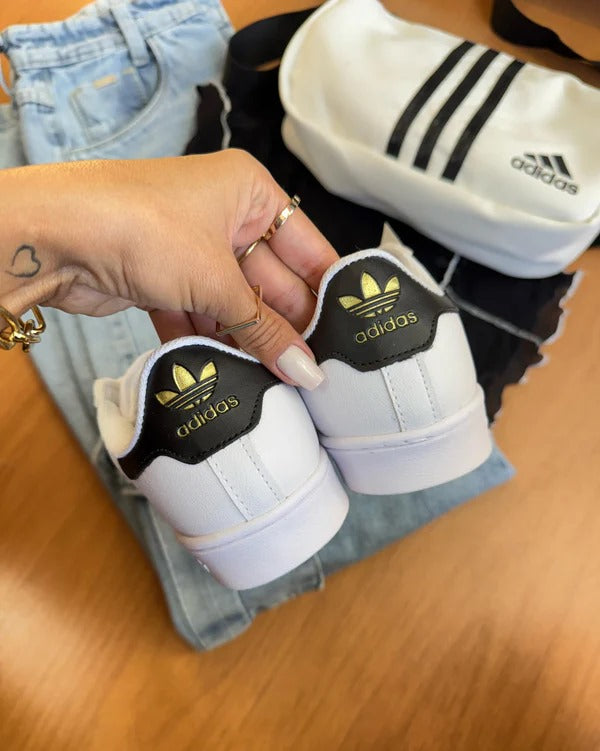 Adidas Superstar - Branco/Preto