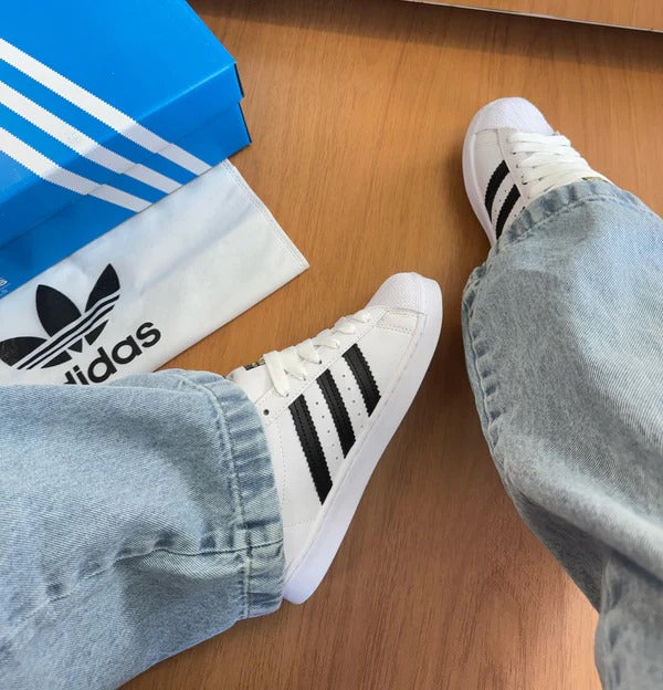 Adidas Superstar - Branco/Preto