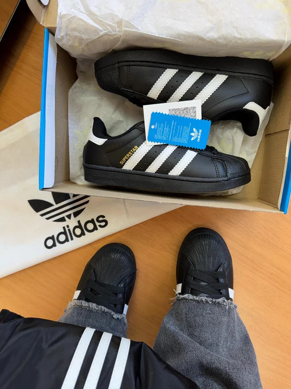 Adidas Superstar - Preto/Branco