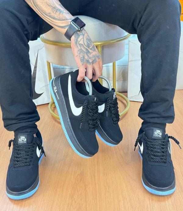 Nike Air Force - Preto/Azul