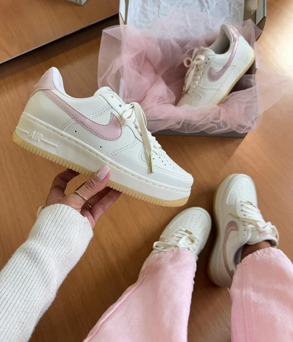 Nike Air Force - Off/Rosa BB