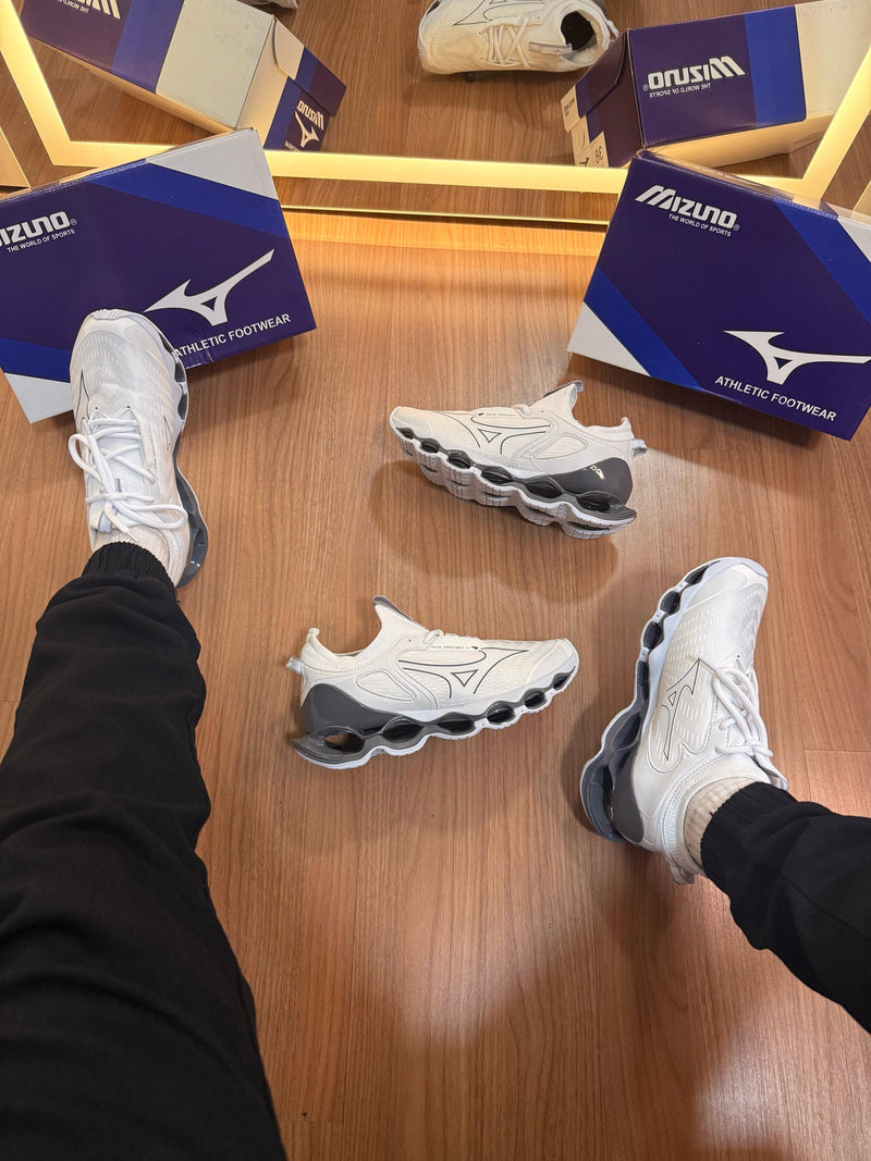 Mizuno Wave Prophecy 14 - Branco/Cinza