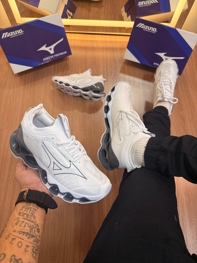 Mizuno Wave Prophecy 14 - Branco/Cinza