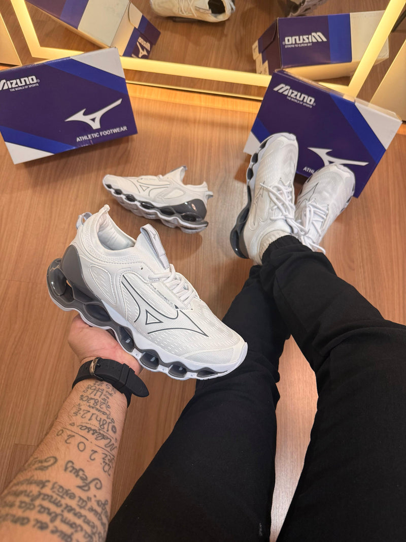 Mizuno Wave Prophecy 14 - Branco/Cinza