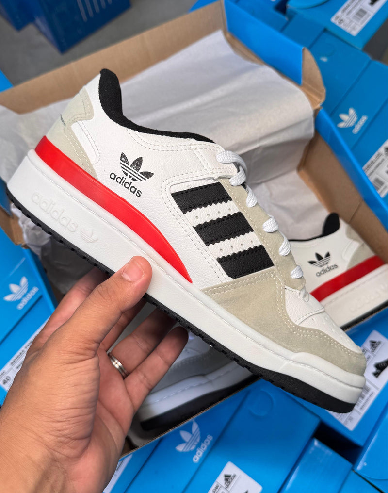 Adidas Forum 84 Low  - Branco/Vermelho