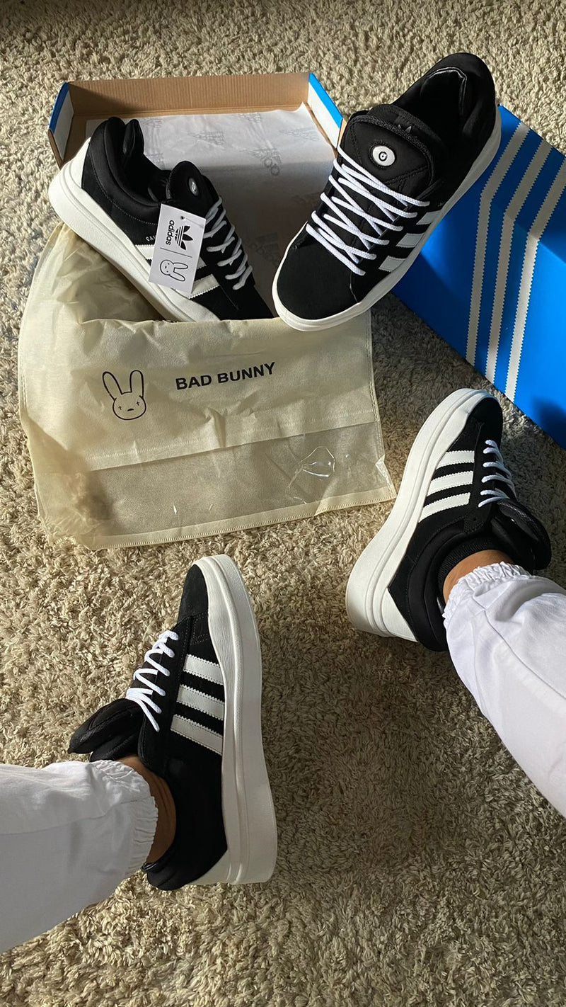 Adidas Campus Bad Bunny - Preto/Branco
