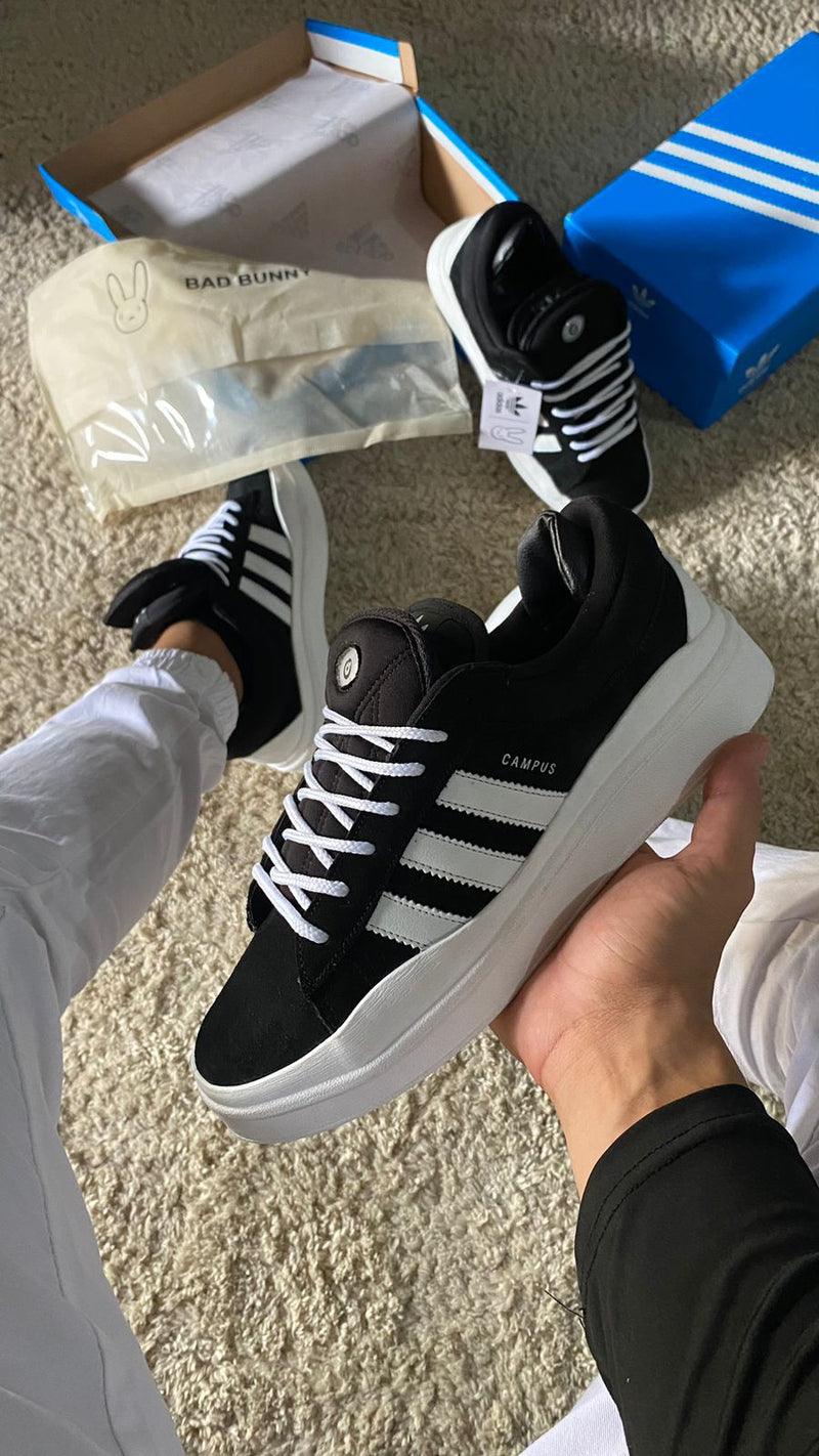 Adidas Campus Bad Bunny - Preto/Branco